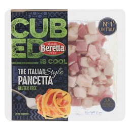 Fratelli Beretta Italian Style Pancetta Cubed - 4 Oz
