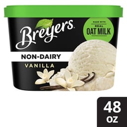 Breyers Ice Cream Vanilla Real Oatmilk - 1.5 Quart