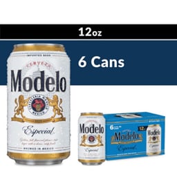 Modelo Especial Lager Mexican Beer 4.4% ABV Can - 6-12 Fl. Oz.