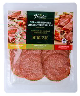 Freybe German Inspired Charcuterie Salami Parmesano Cervelat Medley - 3.5 OZ