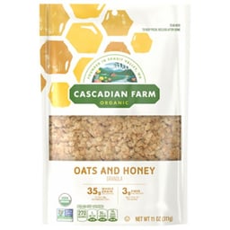 Cascadian Farm Organic Oats And Honey Granola - 11 OZ