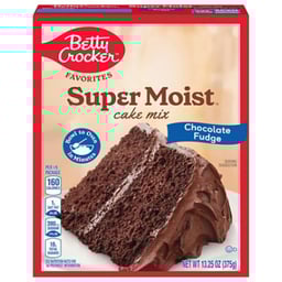 Betty Crocker Supermoist Chocolate Fudge Cake Mix - 13.25 Oz