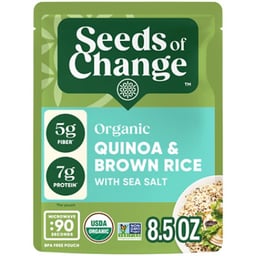 Seeds Of Change Organic Quinoa And Brown Rice With Sea Salt - 8.5 Oz