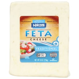 Nikos Feta Traditional Cheese - 8 Oz