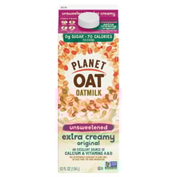 Planet Oat Unsweetened Extra Creamy Oatmilk - 52 Fl. Oz.