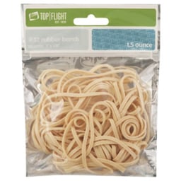 Top Flight Rubber Bands Natural - Each