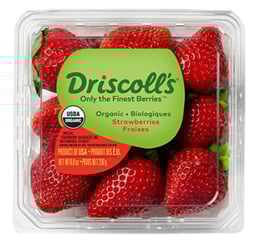 Driscoll's Organic Strawberries Prepacked - 8.8 Oz