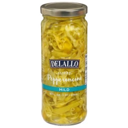 Delallo Pepper Mild Pepperoncini Sliced - 16 Oz