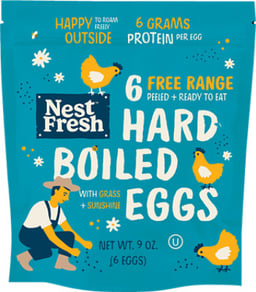 Nestfresh Free Range Hard Boiled Peeled Eggs 6 Ct - 6 CT