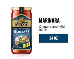 Filippo Berio Marinara Pasta Sauce 24oz - 24 OZ