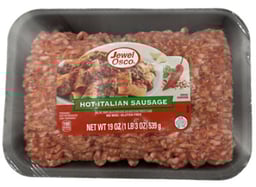 Jewel Hot Italian Sausage Bulk - 19 Oz