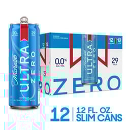 Michelob ULTRA Zero Alcohol-Free American Lager Beer in Cans - 12 Pack, 12 Fl. Oz.
