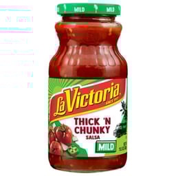 La Victoria Salsa Thick N Chunky Mild - 15.5 OZ