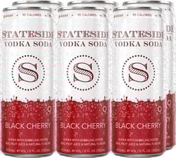 Stateside Black Cherry Vodka Soda - 6-12FZ