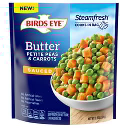 Birds Eye Steamfresh Sauced Butter Petite Peas And Carrots Frozen Vegetables 10.8 Oz. - 10.8 OZ