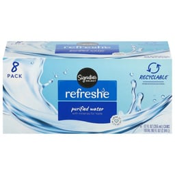 Signature Select Refreshe Purified Drinking Water 8-12 Fz - 8-12 FZ
