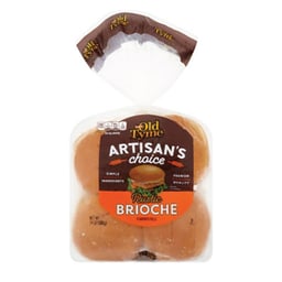 Schmidt Old Tyme Artisan’s Choice Rustic Brioche Rolls Soft Bread - 8 Count