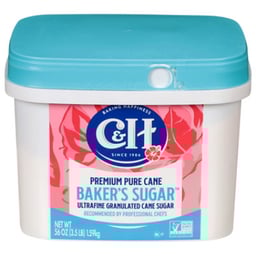 C&h Pure Cane Ultrafine Granulated Baker's Sugar 3.5 Lb. Tub - 3.5 LB