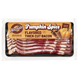 Hatfield Pumpkin Spice Flavored Thick Cut Bacon 12 Oz - 12 OZ
