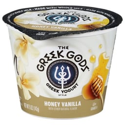 Greek Gods Honey Vanilla Greek Yogurt 5 Oz - 5 OZ