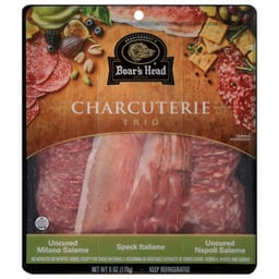 Boars Head Charcuterie Speck Salami Trio - 6 OZ
