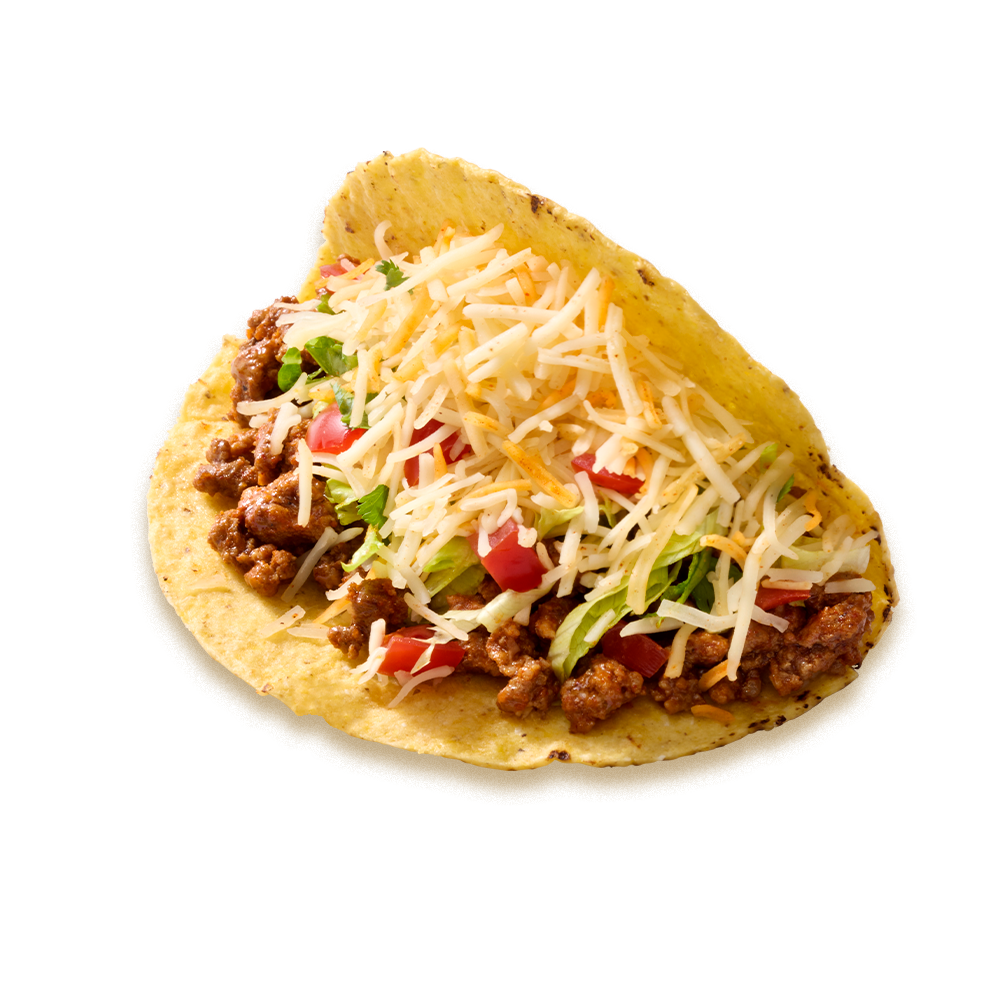 Lucerne Cheesy Beef Hardshell Tacos