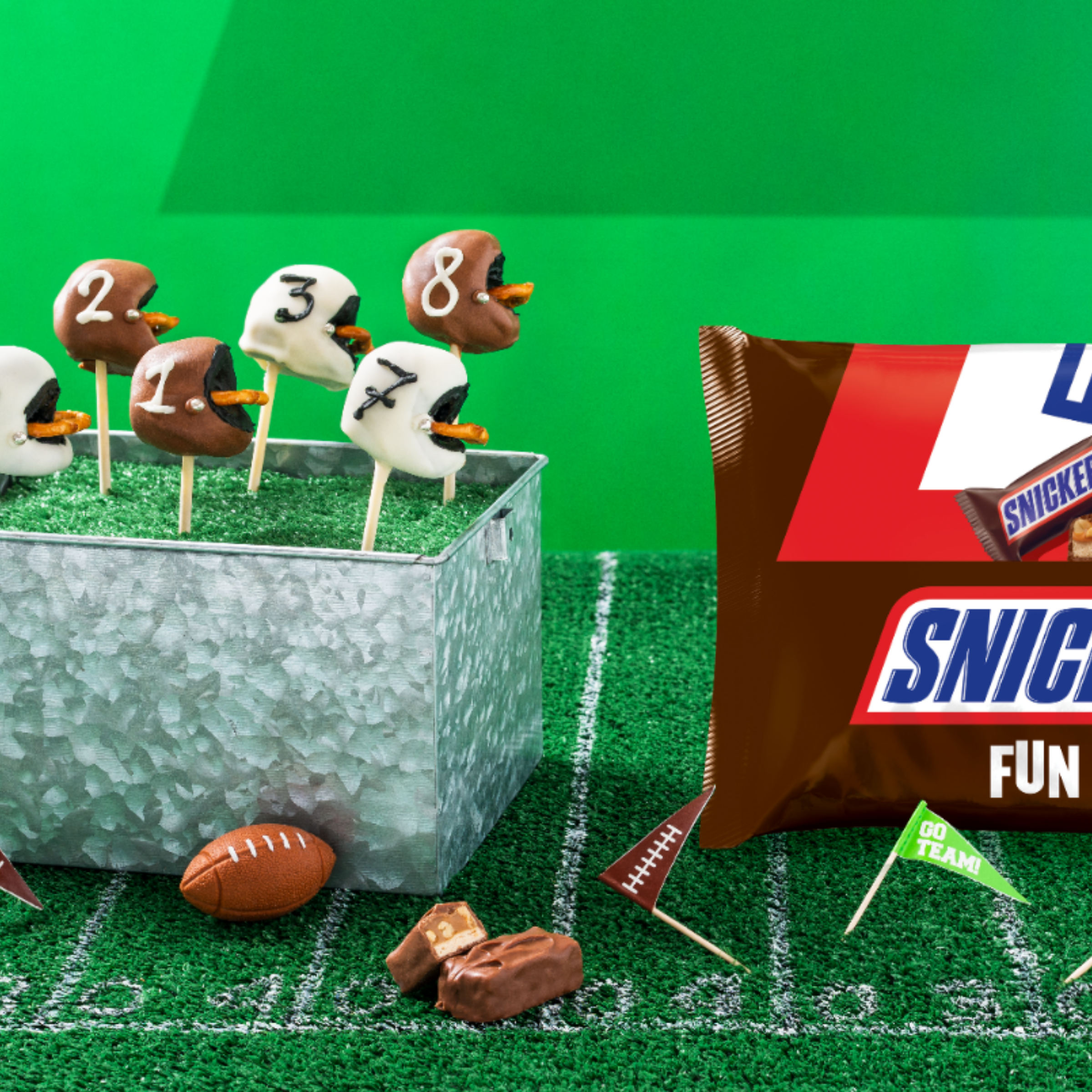 Halftime Helmet Cake Pops by SNICKERS®
