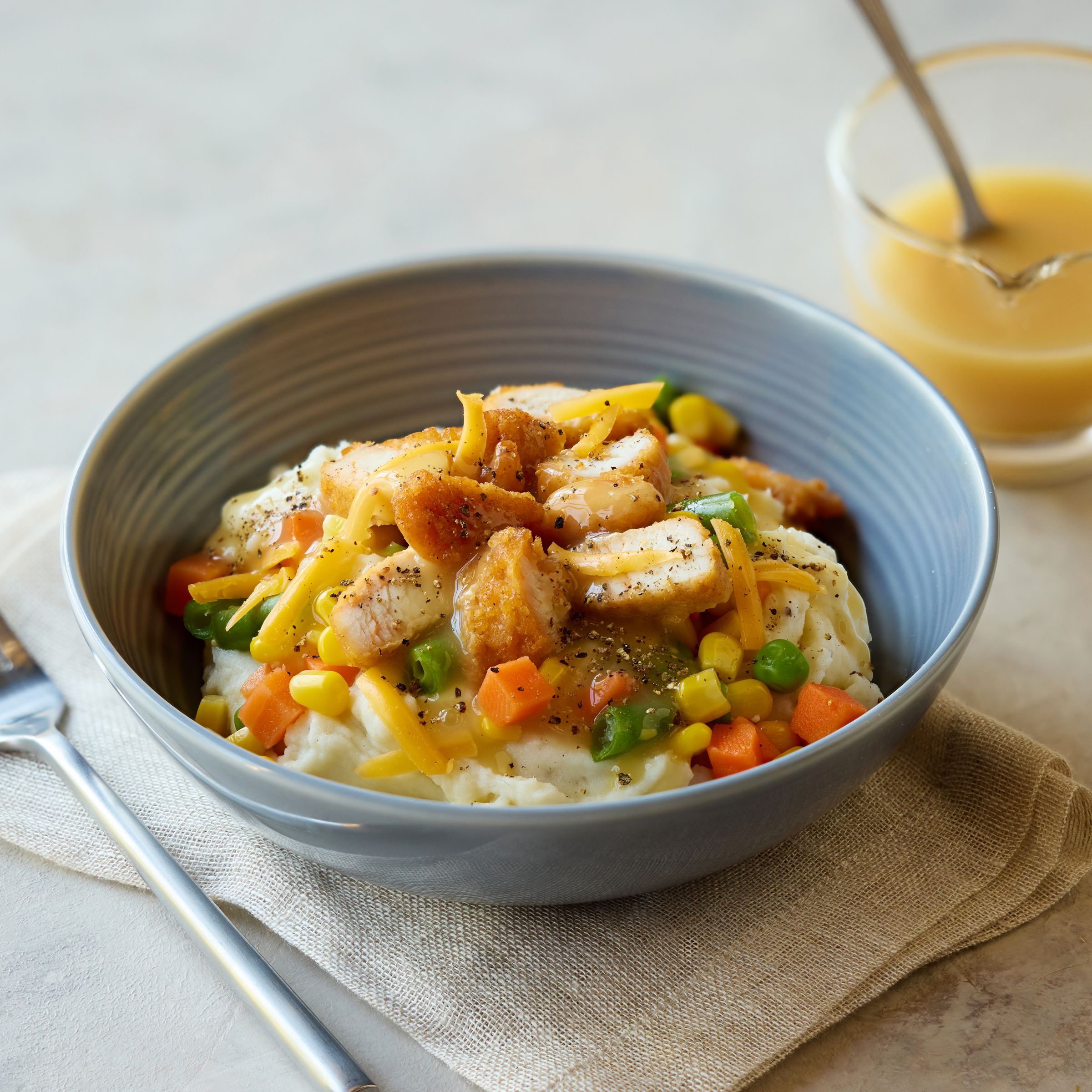 Crispy Chicken Mashed Potato Bowl by Bob Evans®	