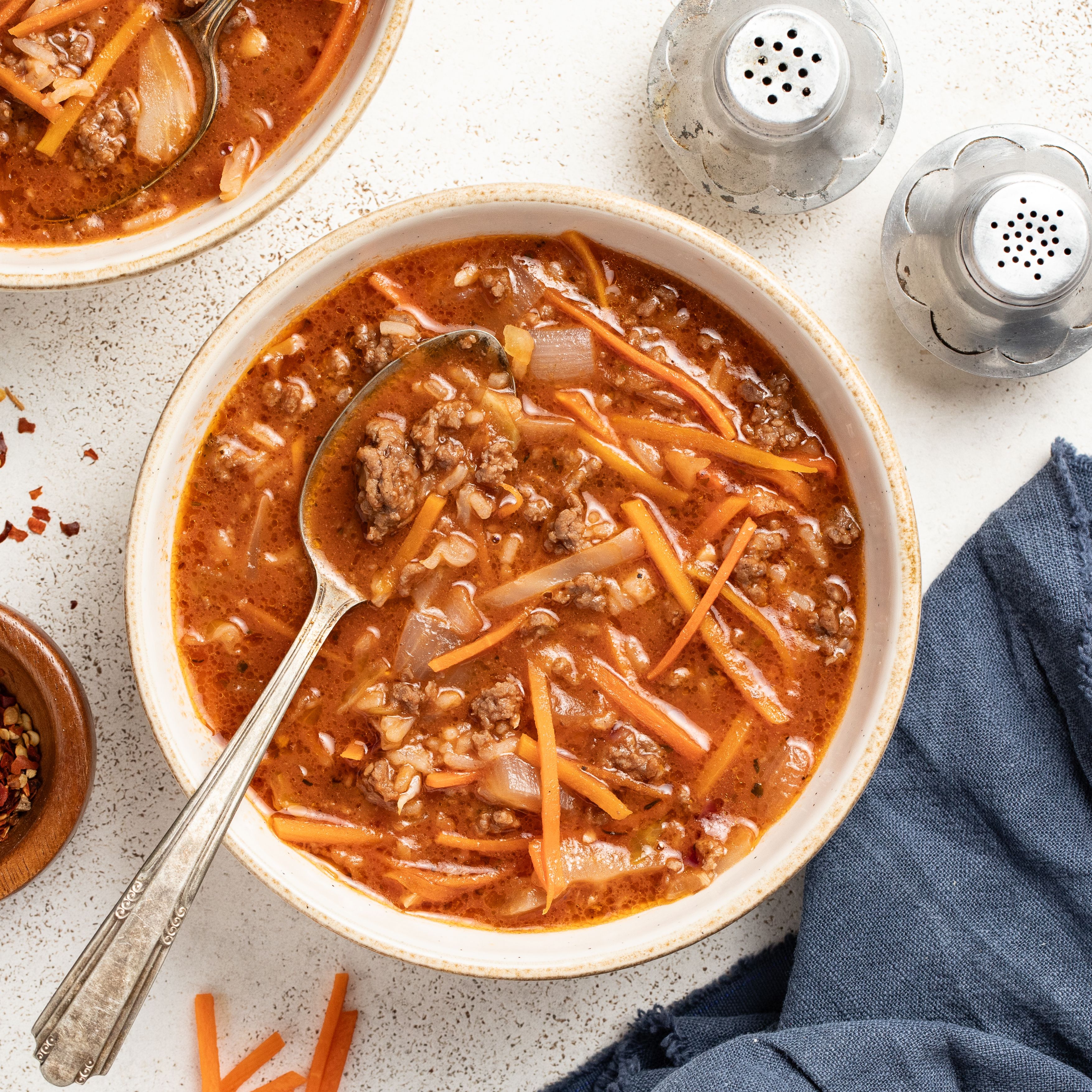 Easy Pressure Cooker "Unstuffed" Beef Cabbage Roll Stew