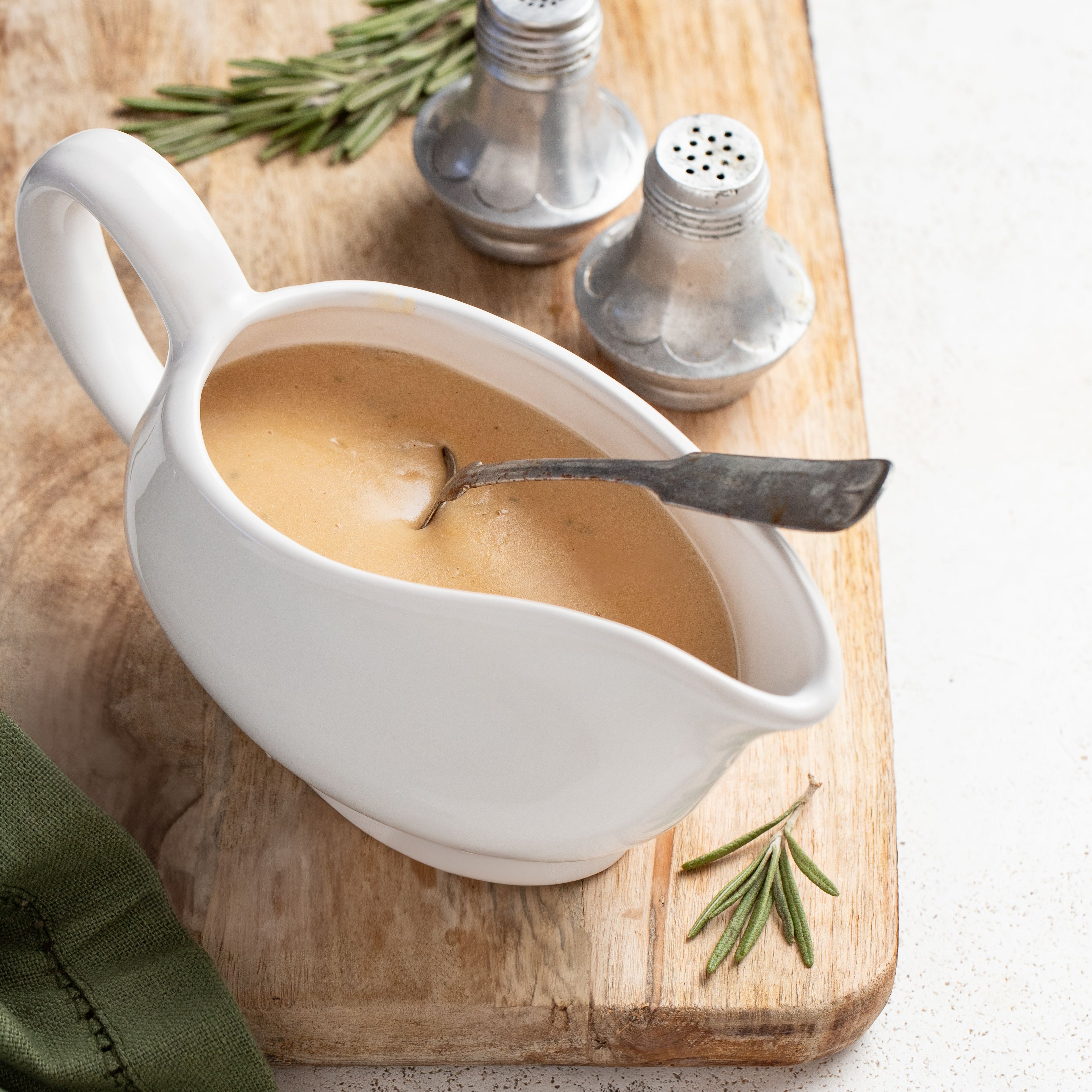 White Miso Gravy with a Hint of Rosemary