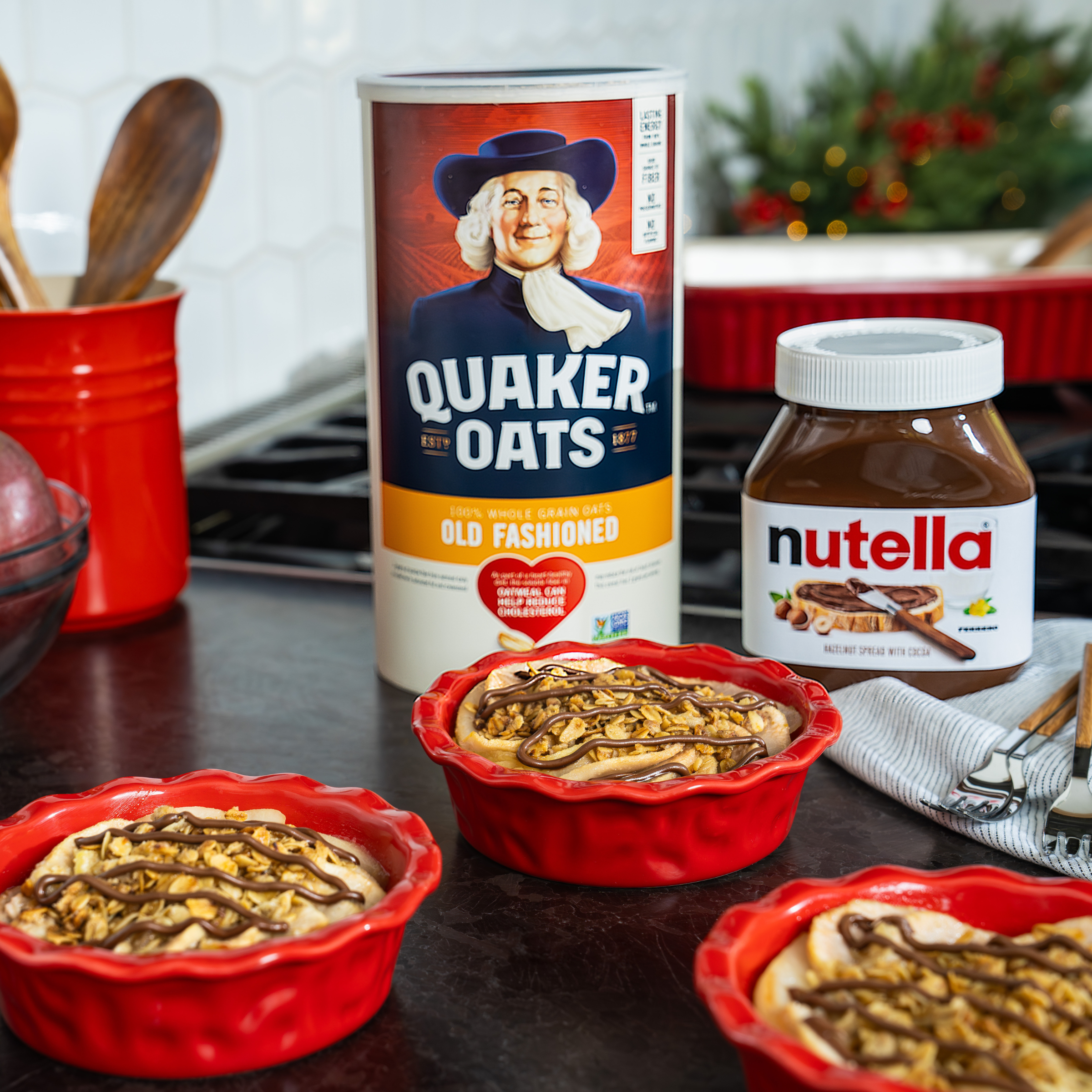 Pear Crisp by Quaker® & Nutella® 