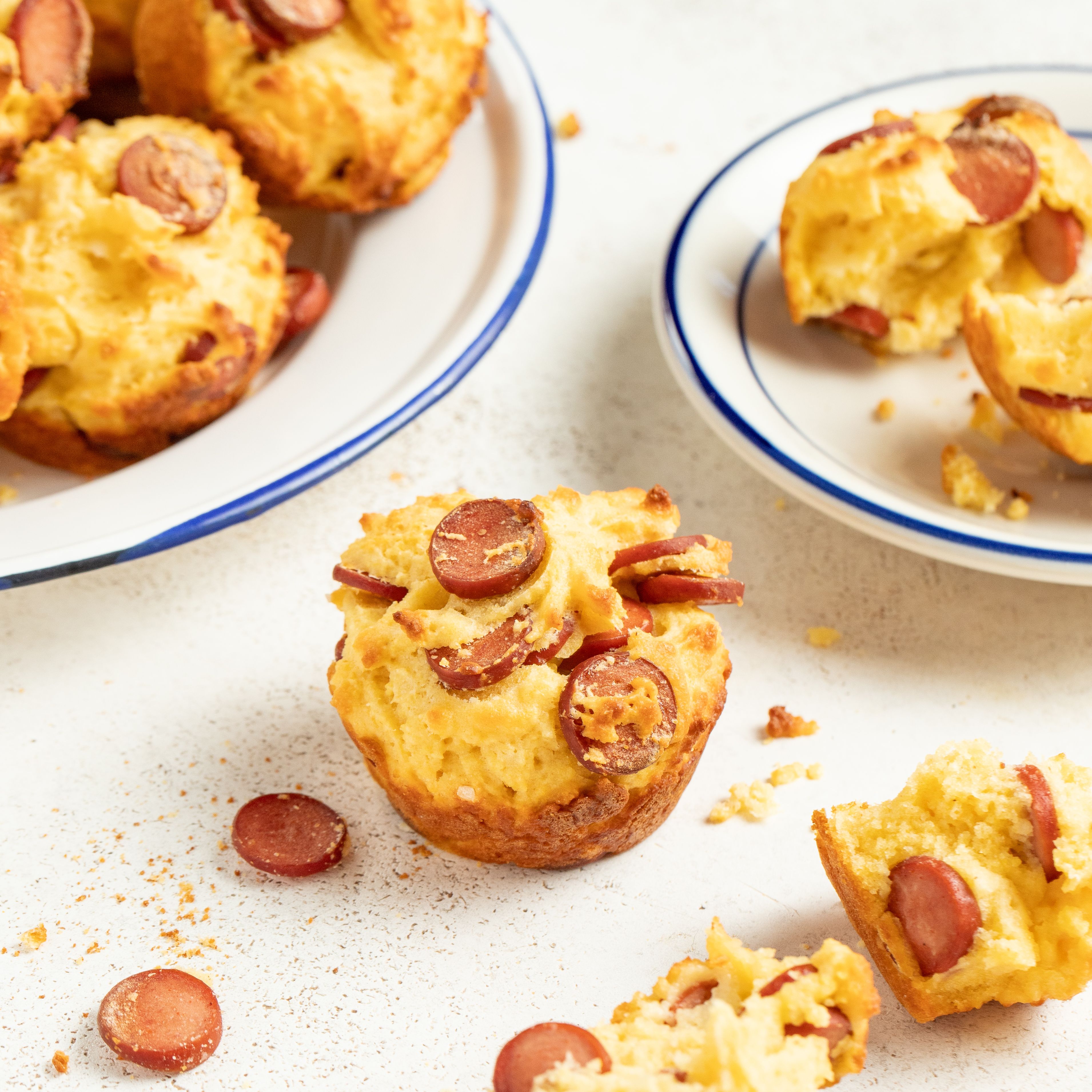 Golden "Corndog" Muffins