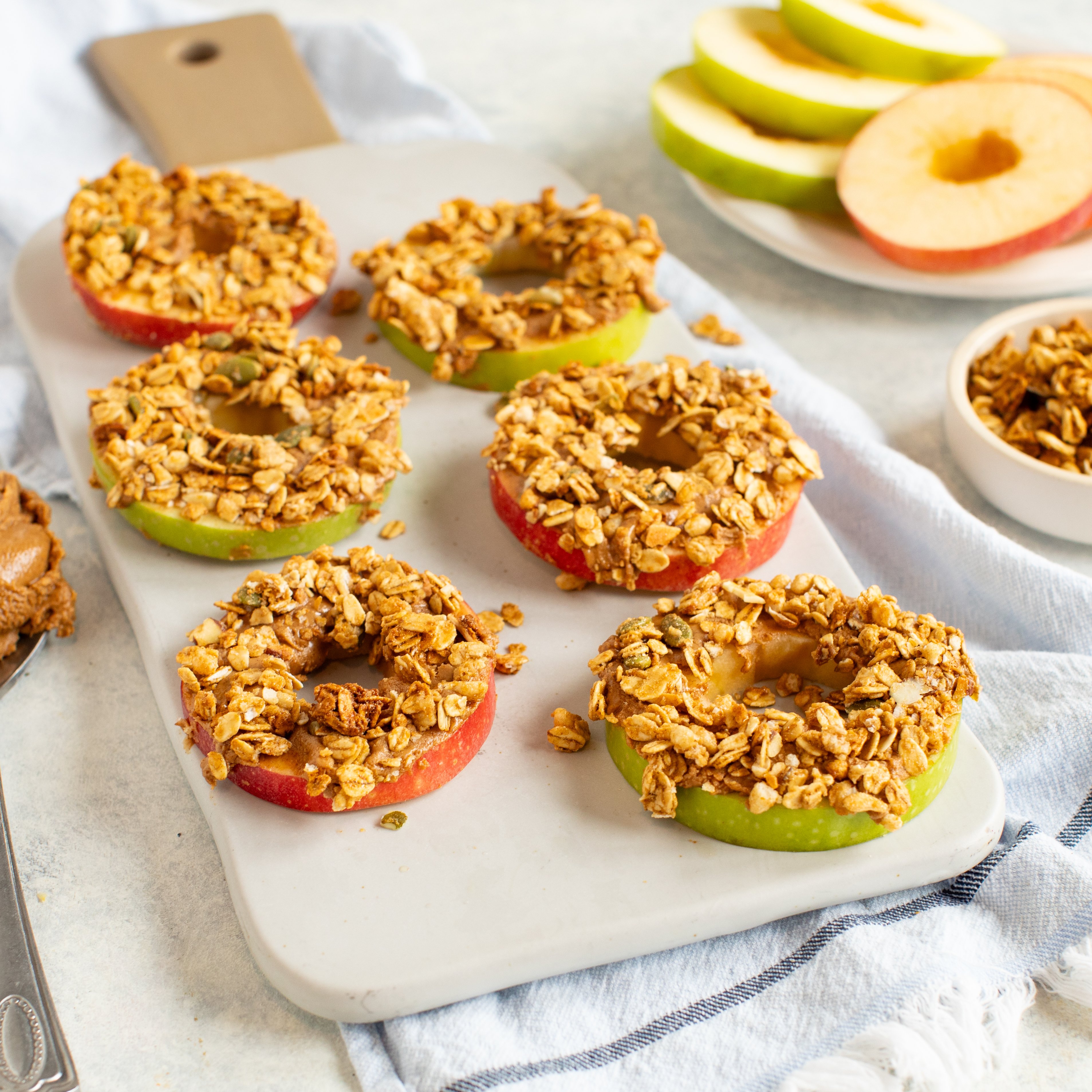 Almond Butter & Granola Apple Rings (Cooking with Kids) | Albertsons