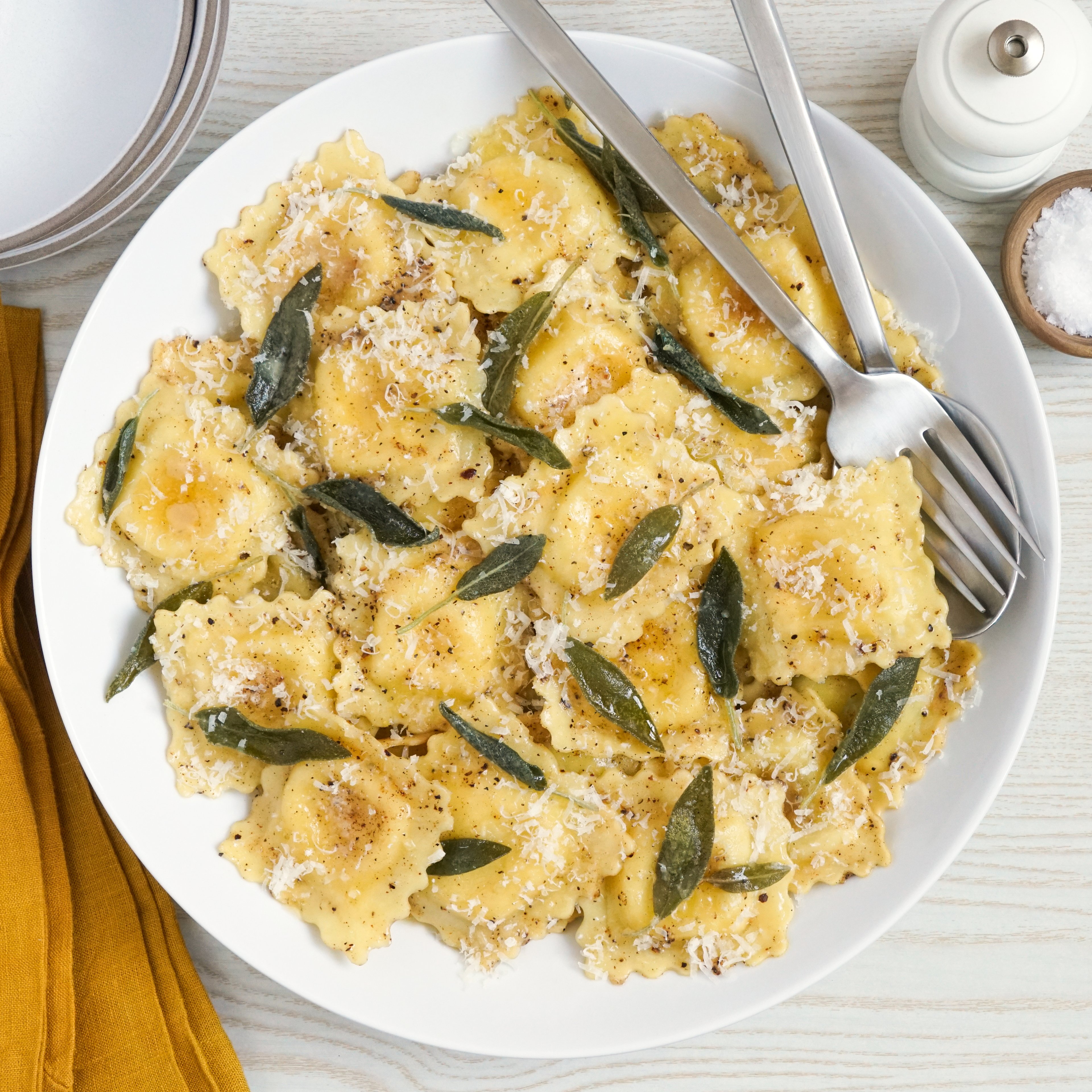 Italian Ravioli with Brown Butter, Crispy Sage & Parmesan | Safeway
