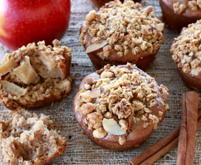 Apple Spice Granola Muffins