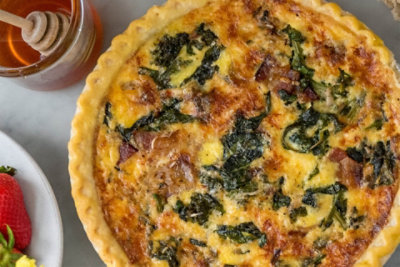 Bacon & Broccoli Rabe Quiche Safeway