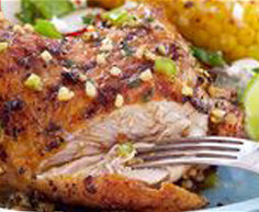Citrus Grilled Chicken with Corn and Tortillas