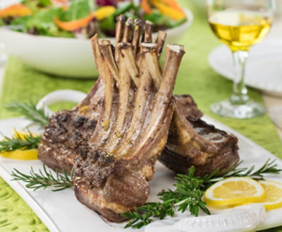 Grilled Rack of Lamb