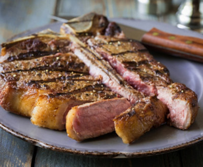 Perfectly Grilled T-Bone Steak