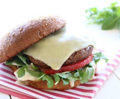 Portobello Mushroom Burger with Garlic Aioli Safeway