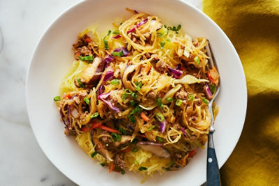 Beef Yakisoba with Spaghetti Squash Safeway