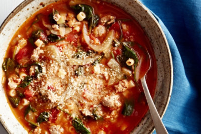 Italian Sausage Soup with Caramelized Fennel and Ditalini Recipe by Plated Albertsons