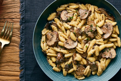 Mushroom Cavatelli with Mascarpone and Chives