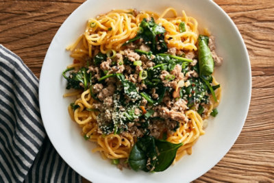Szechuan Pork Noodles with Chile Oil and Garlic Chips ACME Markets