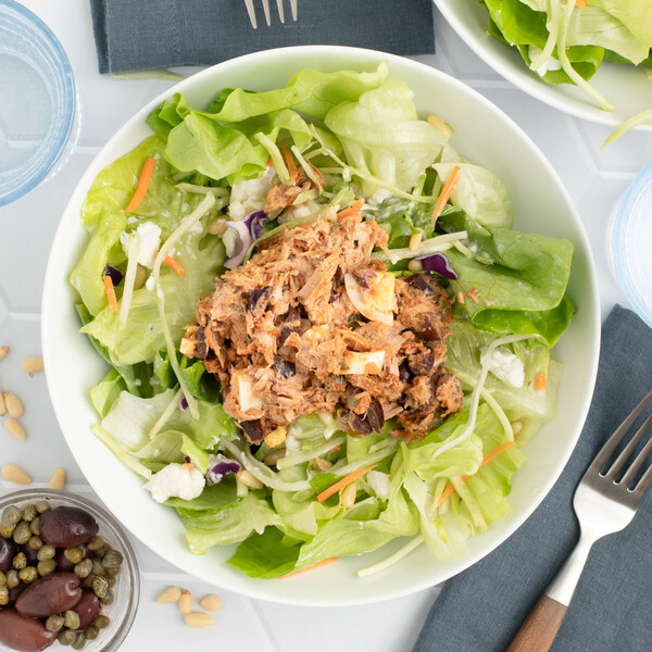 Niçoise-Style Tuna Salad with French Dressed Greens & Goat Cheese