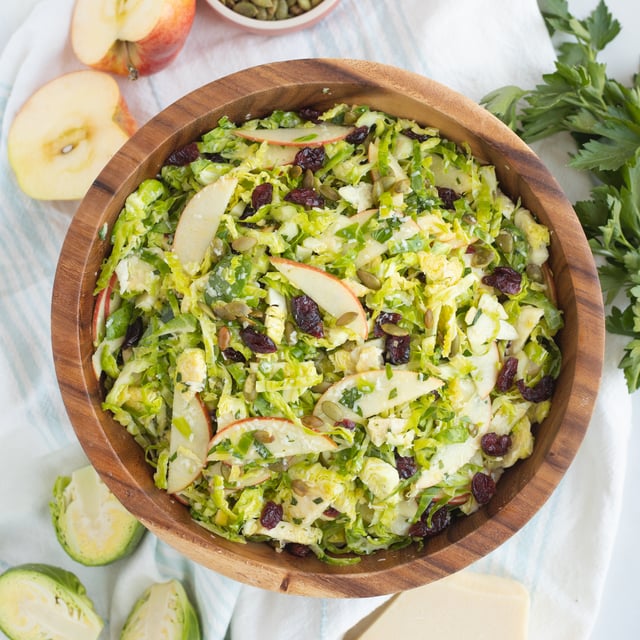 Shaved Brussels Sprout Salad