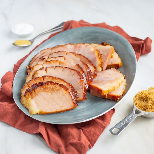 Maple-Brown Sugar Glazed Ham