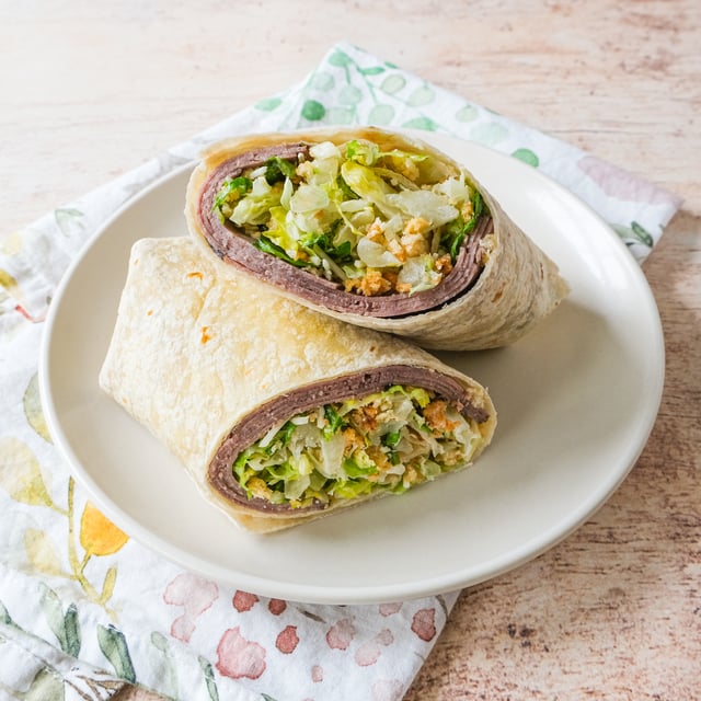 Ultra Easy Roast Beef Caesar Salad Wrap Vons