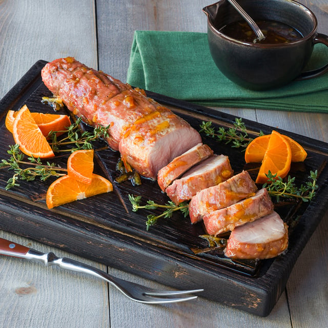 Orange Glazed Pork Tenderloin