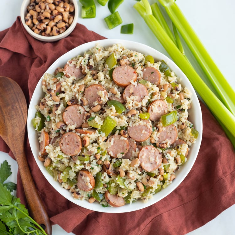 Hoppin’ John with Andouille Sausage, Black Eyed Peas & Rice Safeway